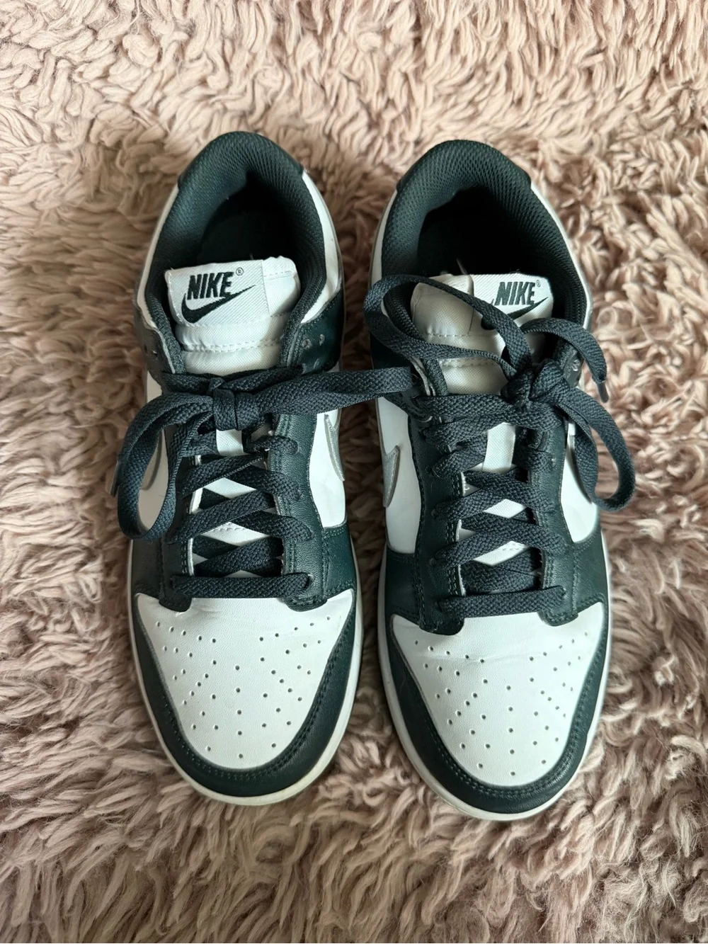 Nike Low-Top Sneakers in White and Black